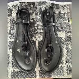 Black Michael Kors flats, Size 6